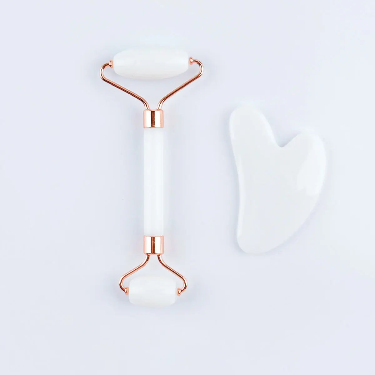 Rose Quartz Roller & Gua Sha Set ,Elevate Your Skincare Ritual