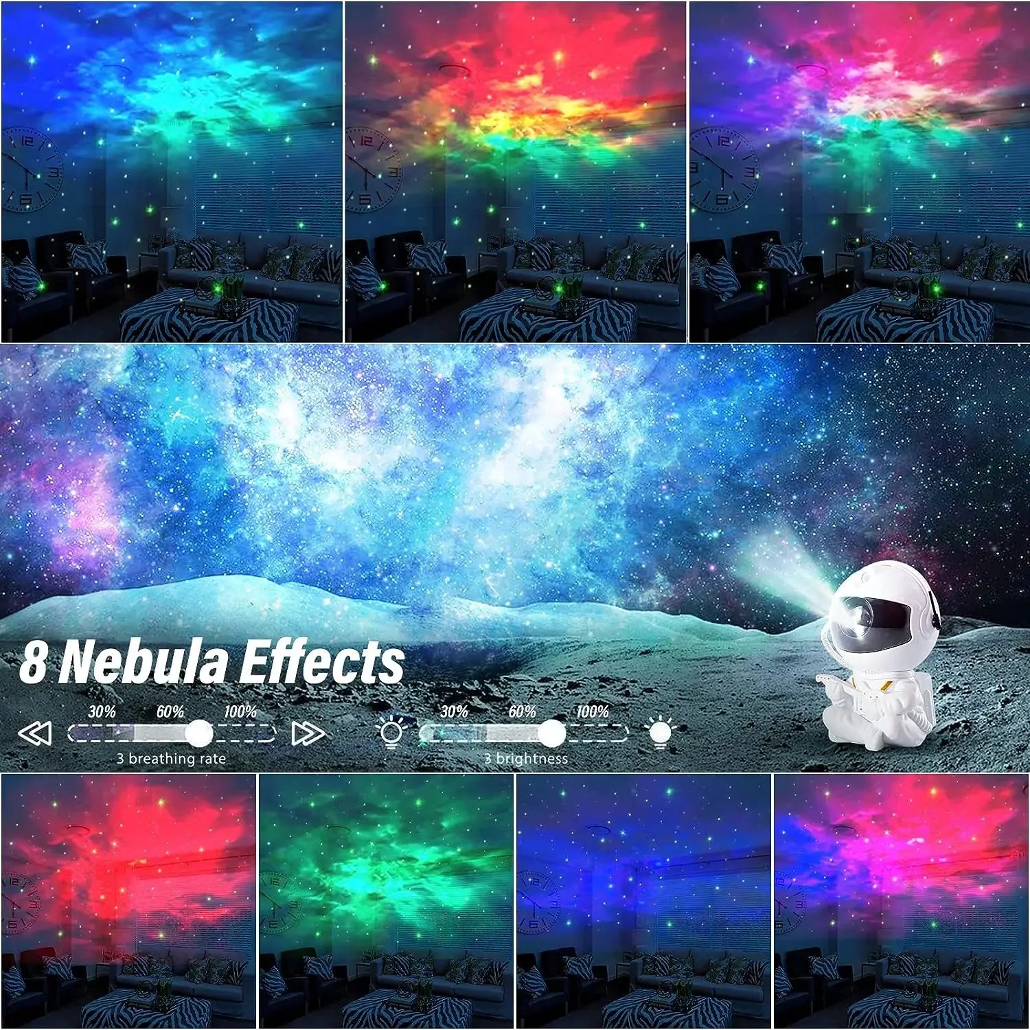 Transform Your Room into a Starry Sky, Try the Galaxy Star Projector!