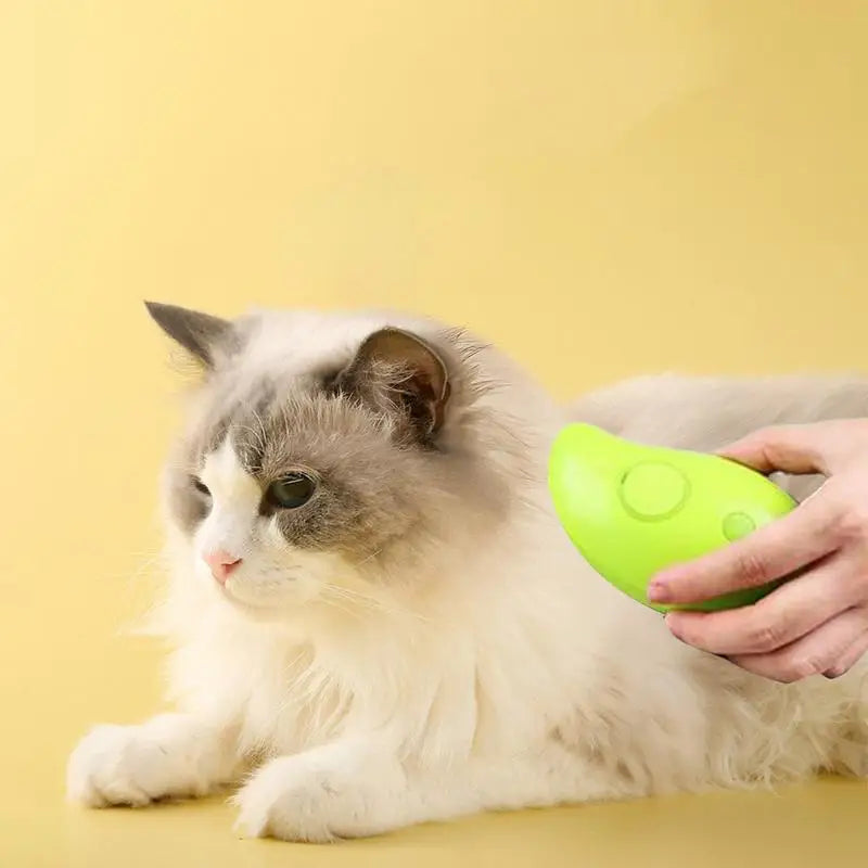 Cat & Dog Steam Brush , Perfect Grooming with Electric Spray!] 🐾🚿