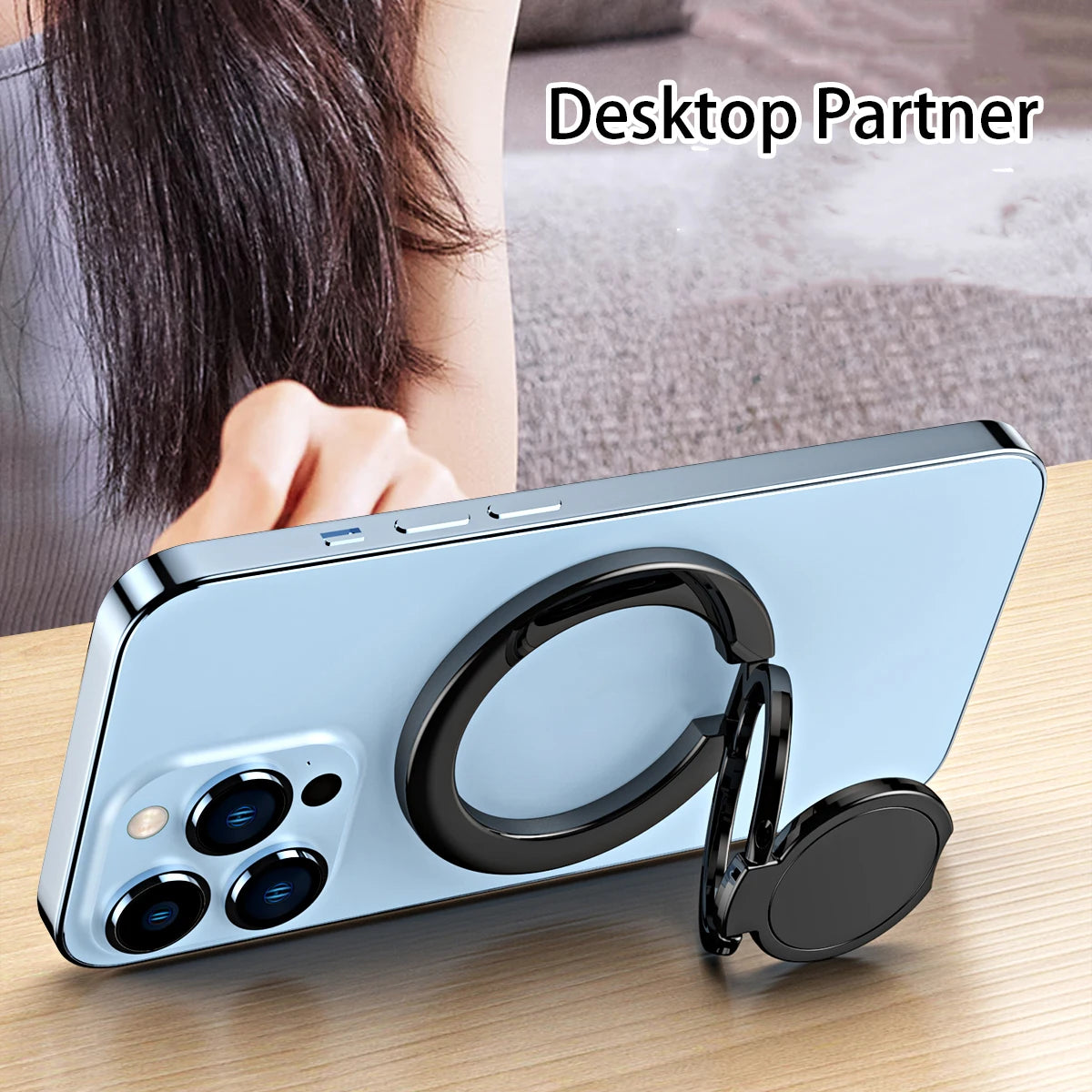 360° Magnetic Universal Stand Strong Magnetic Mobile Phone Finger Ring Holder