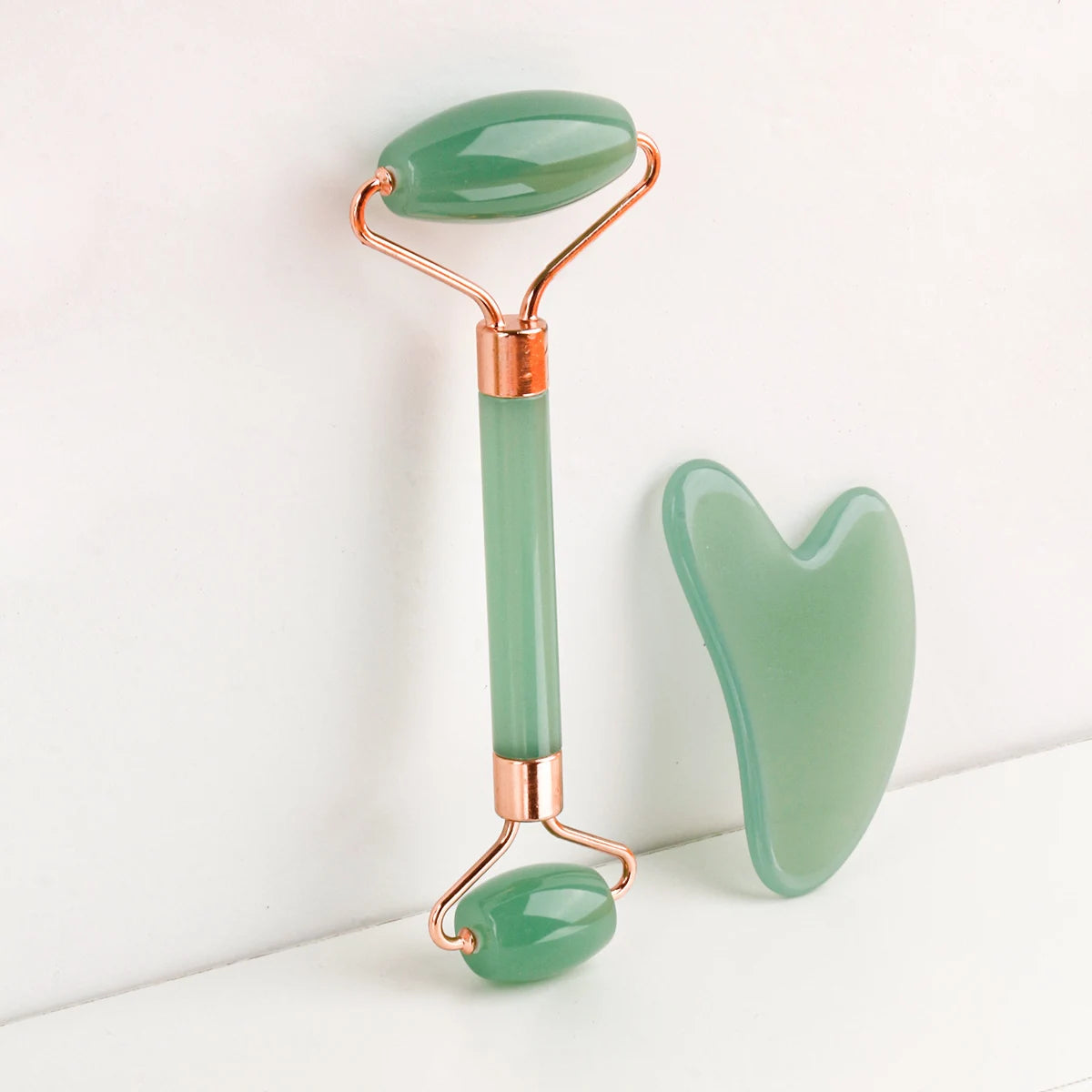 Rose Quartz Roller & Gua Sha Set ,Elevate Your Skincare Ritual