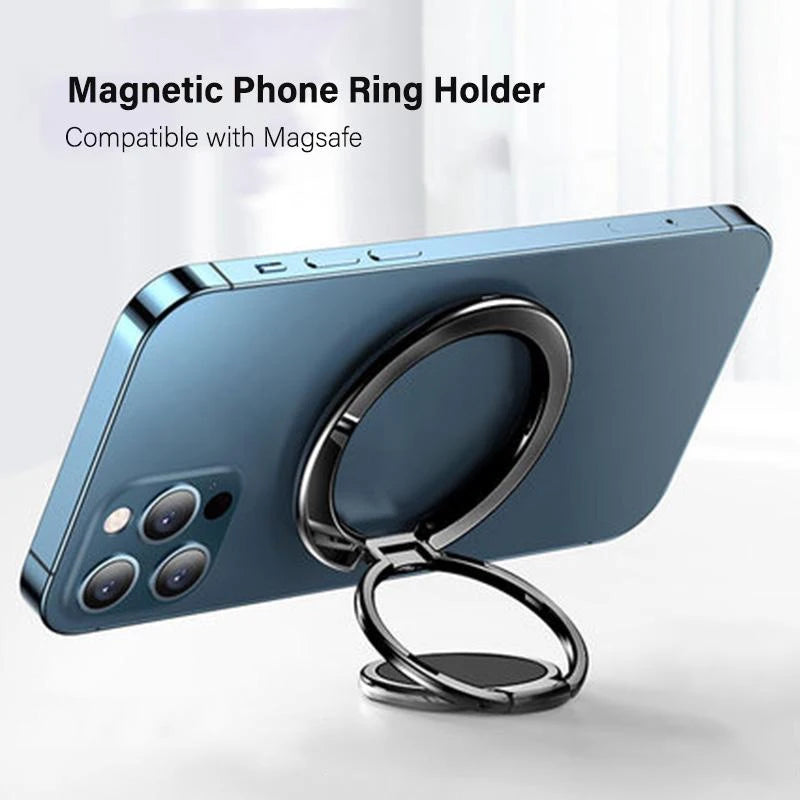 360° Magnetic Universal Stand Strong Magnetic Mobile Phone Finger Ring Holder