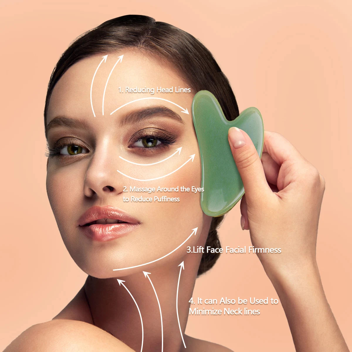 Rose Quartz Roller & Gua Sha Set ,Elevate Your Skincare Ritual