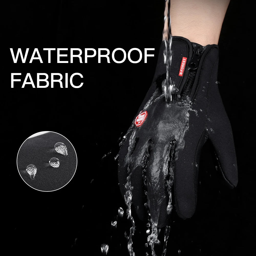 Winterproof Wind-Resistant and Anti-Slip Gloves Perfect for Motorbike Riders and Outdoor Sports.