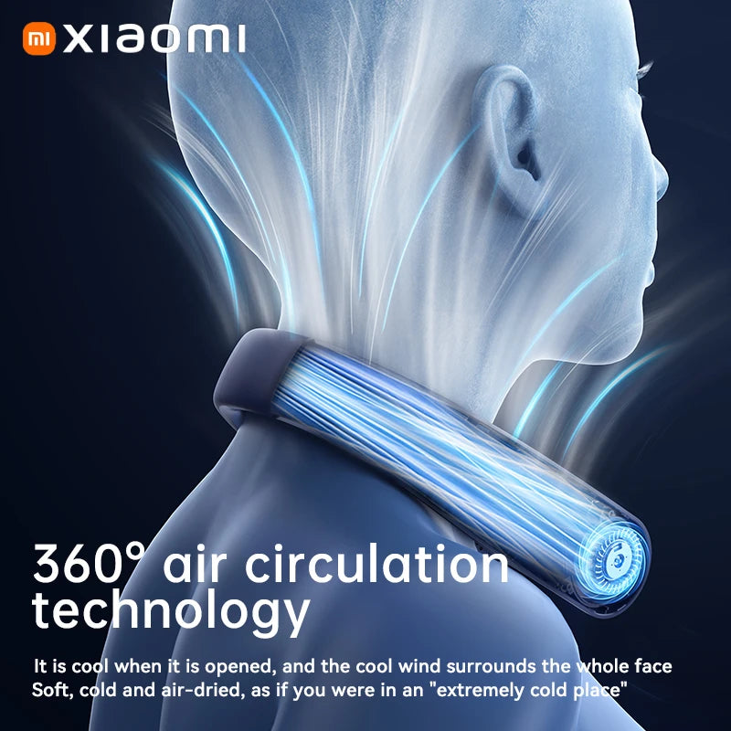 🌬️ USB Portable Neck Fan – Stay Cool in Style!