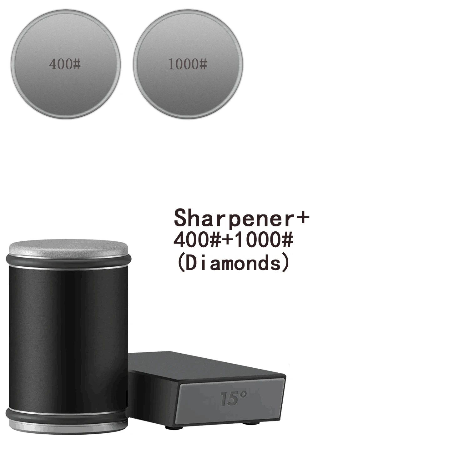 All-in-One Sharpening Kit: Rolling Knife Sharpener, Magnetic Holder, and Diamond Stone – Sharpen Your Blades to Perfection at 15° & 20° Angles!