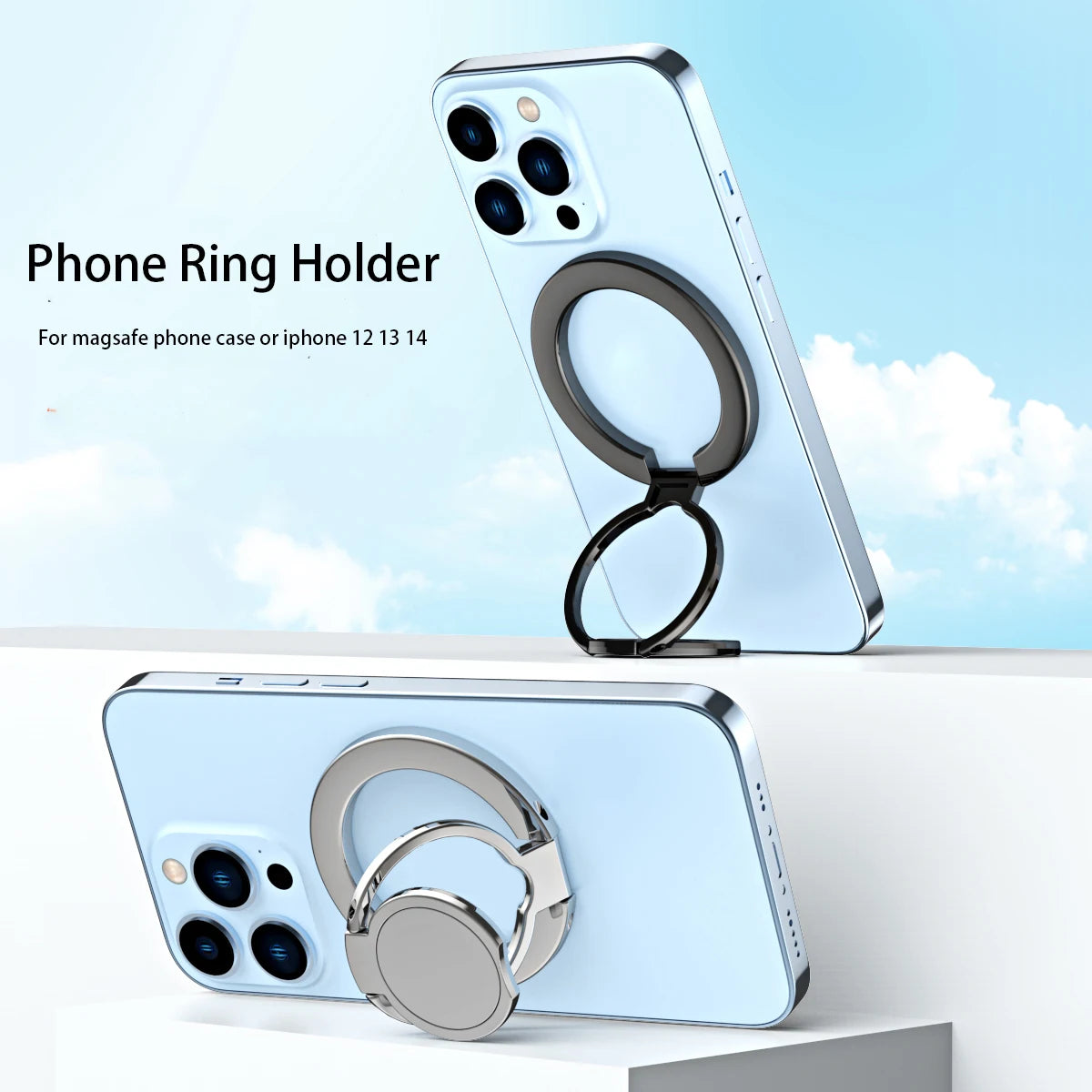 360° Magnetic Universal Stand Strong Magnetic Mobile Phone Finger Ring Holder