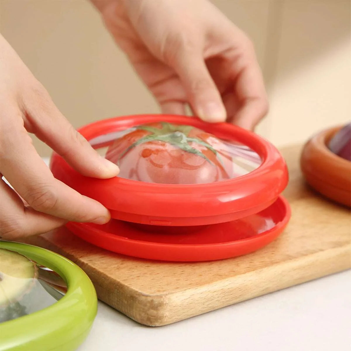 Keep Your Fruits and Veggies Fresh Longer with the Storage Box! Every Kitchen Needs! 🥑🍋🧅