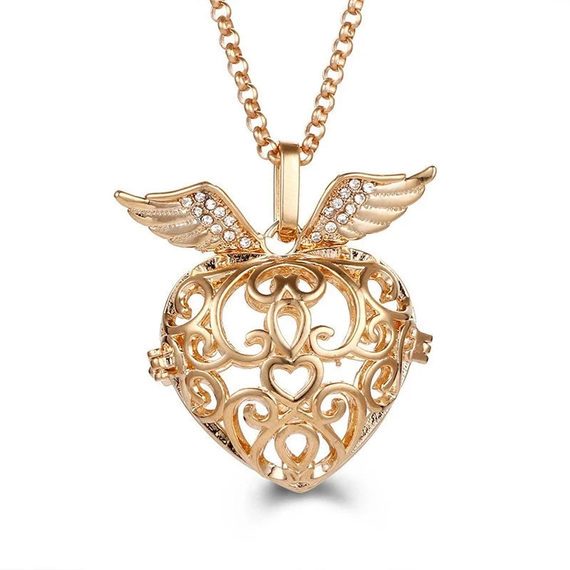 Angel Chime Diffuser Necklace  Wear Your Favorite Scent Daily