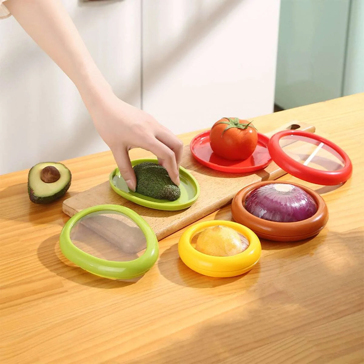 Keep Your Fruits and Veggies Fresh Longer with the Storage Box! Every Kitchen Needs! 🥑🍋🧅