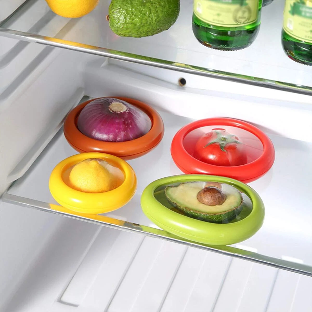 Keep Your Fruits and Veggies Fresh Longer with the Storage Box! Every Kitchen Needs! 🥑🍋🧅