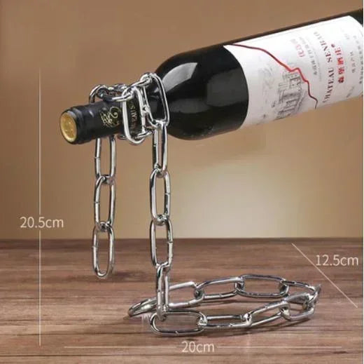 Magical Suspension iron Chain Wine Racks